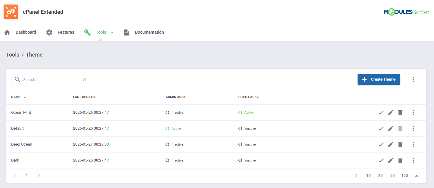 cPanel Extended For WHMCS: Module Screenshot 46