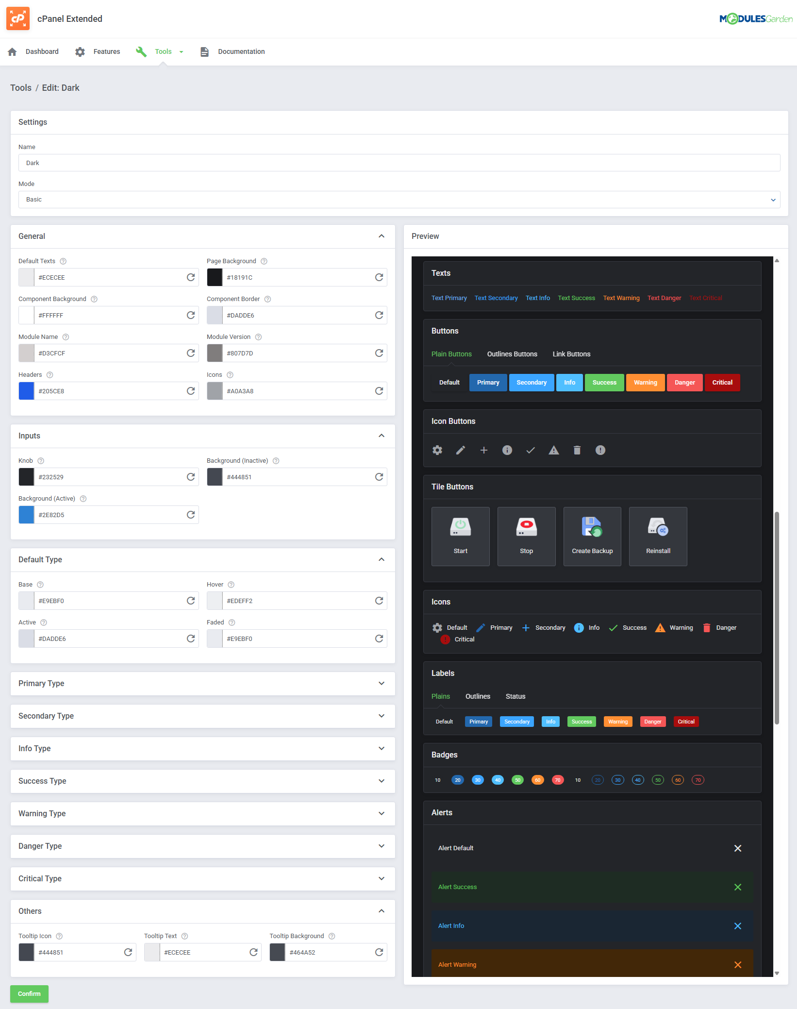 cPanel Extended For WHMCS: Module Screenshot 47