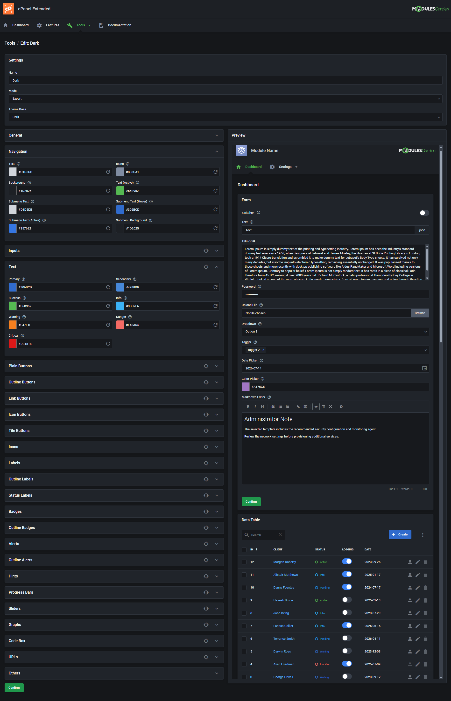 cPanel Extended For WHMCS: Module Screenshot 48