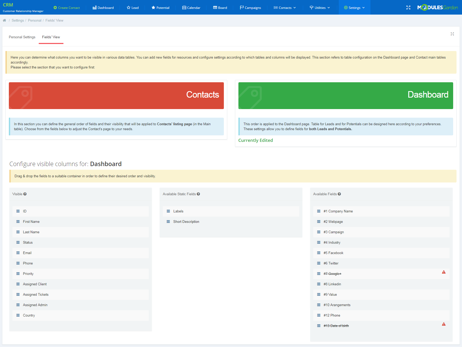 CRM For WHMCS: Module Screenshot 19