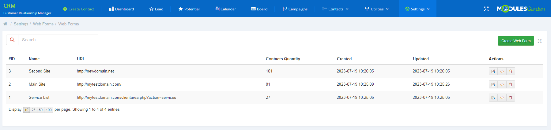 CRM For WHMCS: Module Screenshot 27