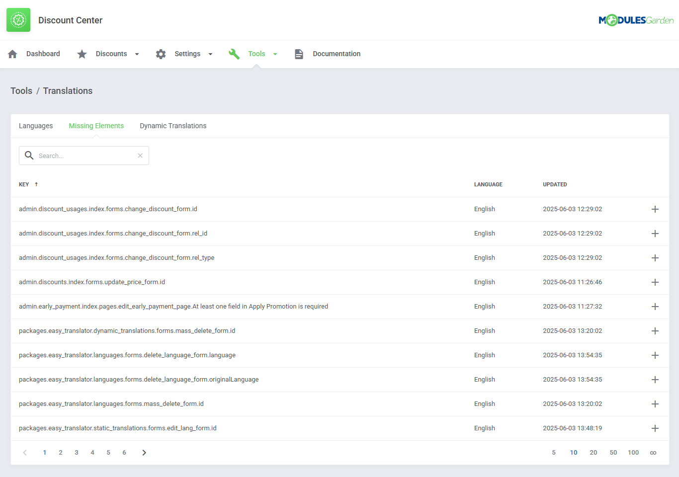 Discount Center For WHMCS: Module Screenshot 29