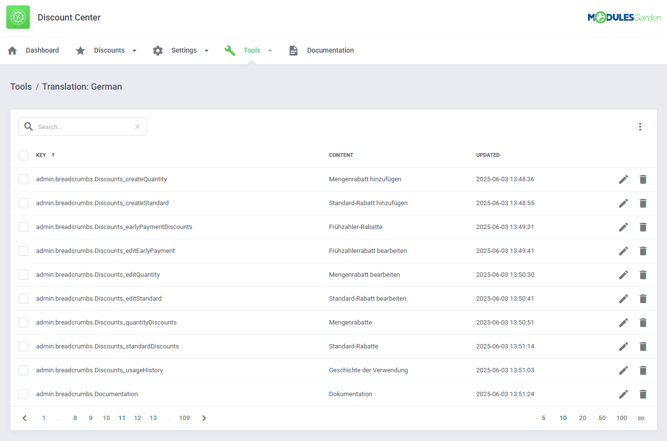 Discount Center For WHMCS: Module Screenshot 27