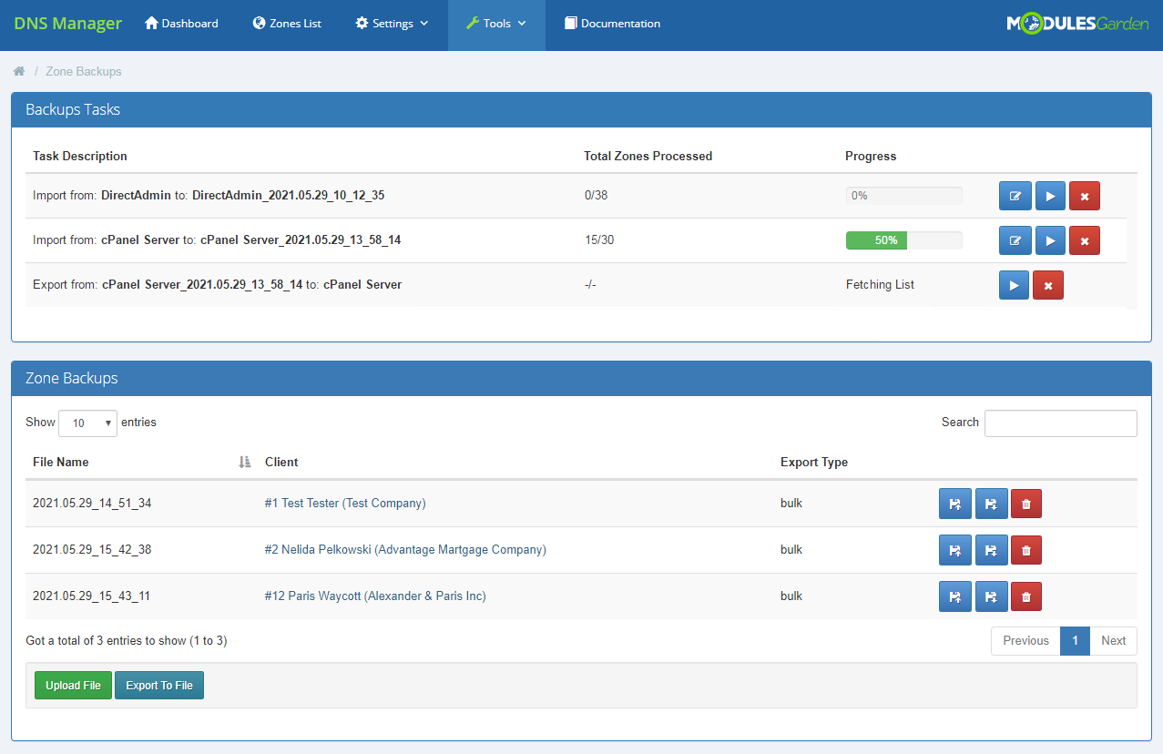 DNS Manager For WHMCS: Module Screenshot 40