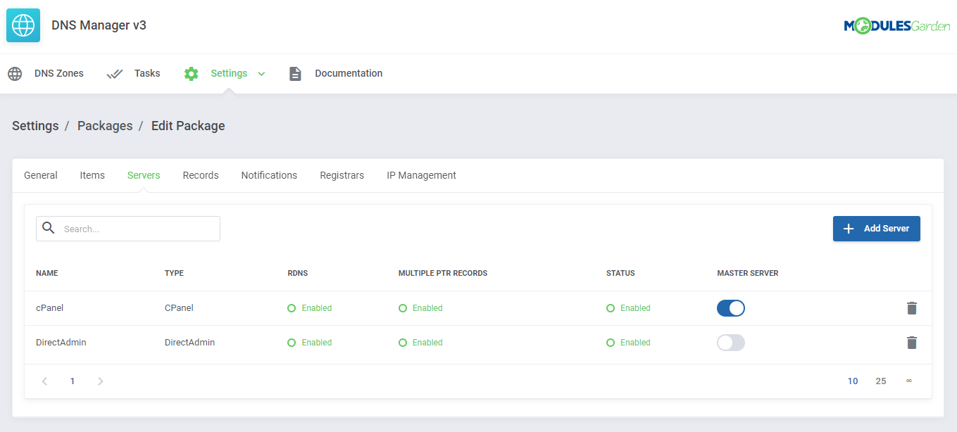 DNS Manager For WHMCS: Module Screenshot 27