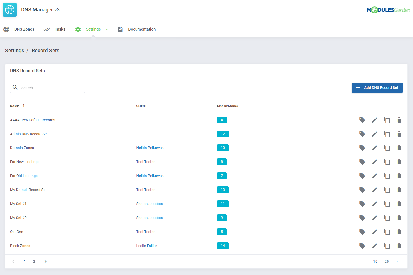 DNS Manager For WHMCS: Module Screenshot 34