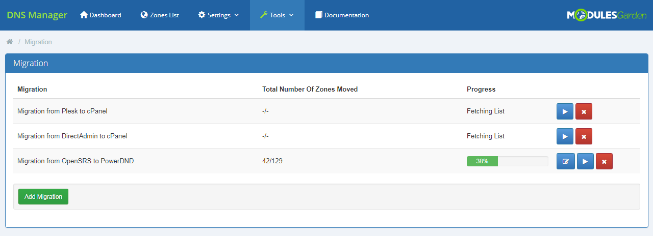 DNS Manager For WHMCS: Module Screenshot 41