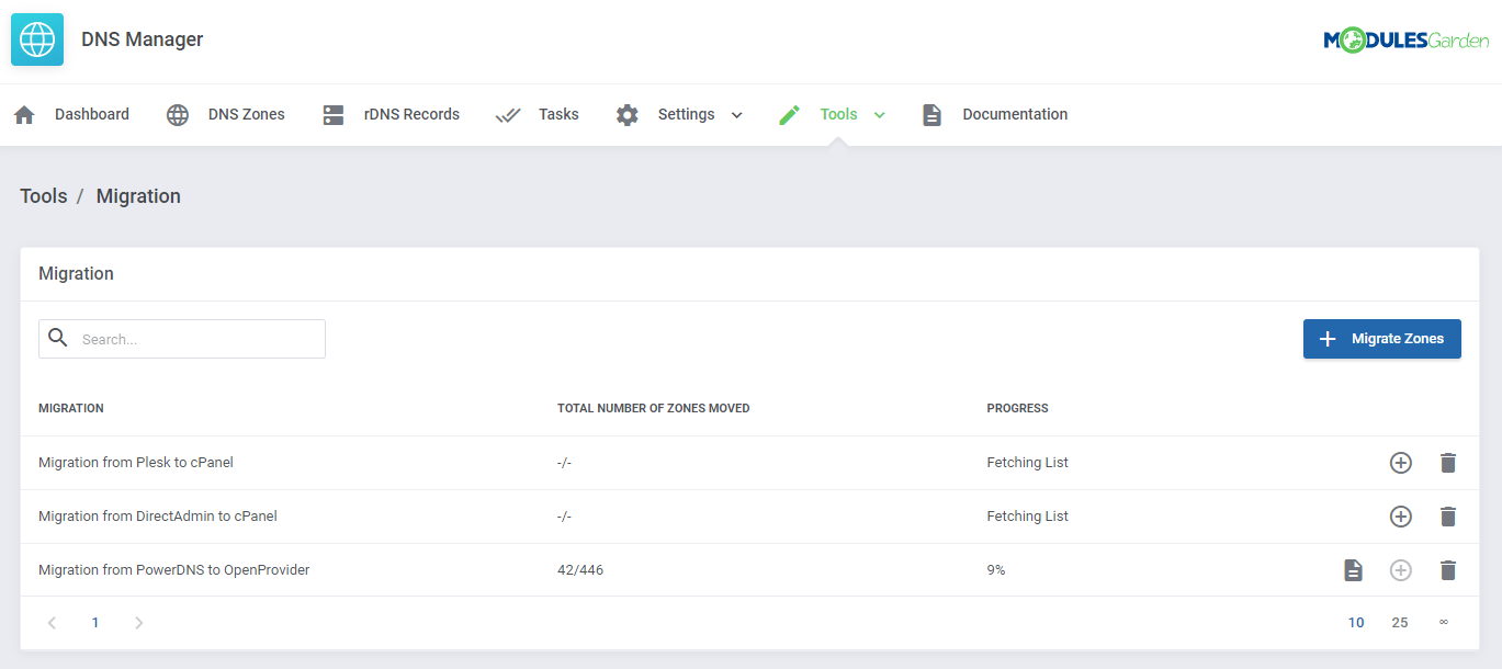 DNS Manager For WHMCS: Module Screenshot 42