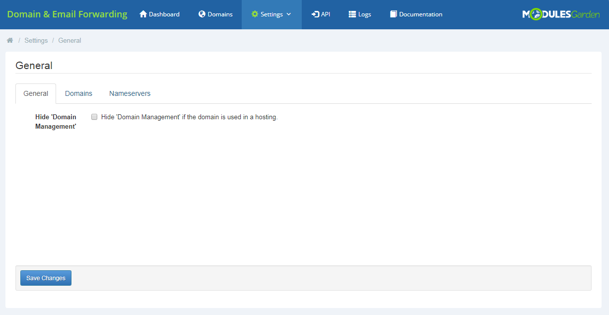 Domain & Email Forwarding For WHMCS: Module Screenshot 4