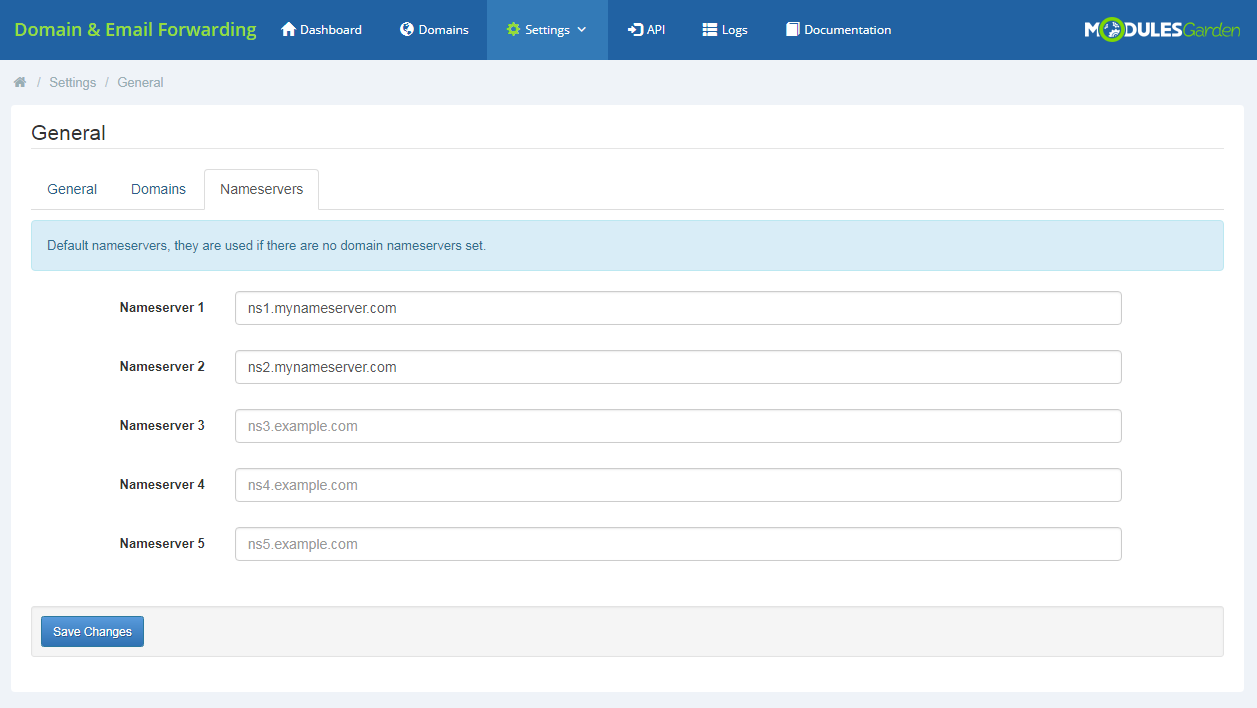 Domain & Email Forwarding For WHMCS: Module Screenshot 9