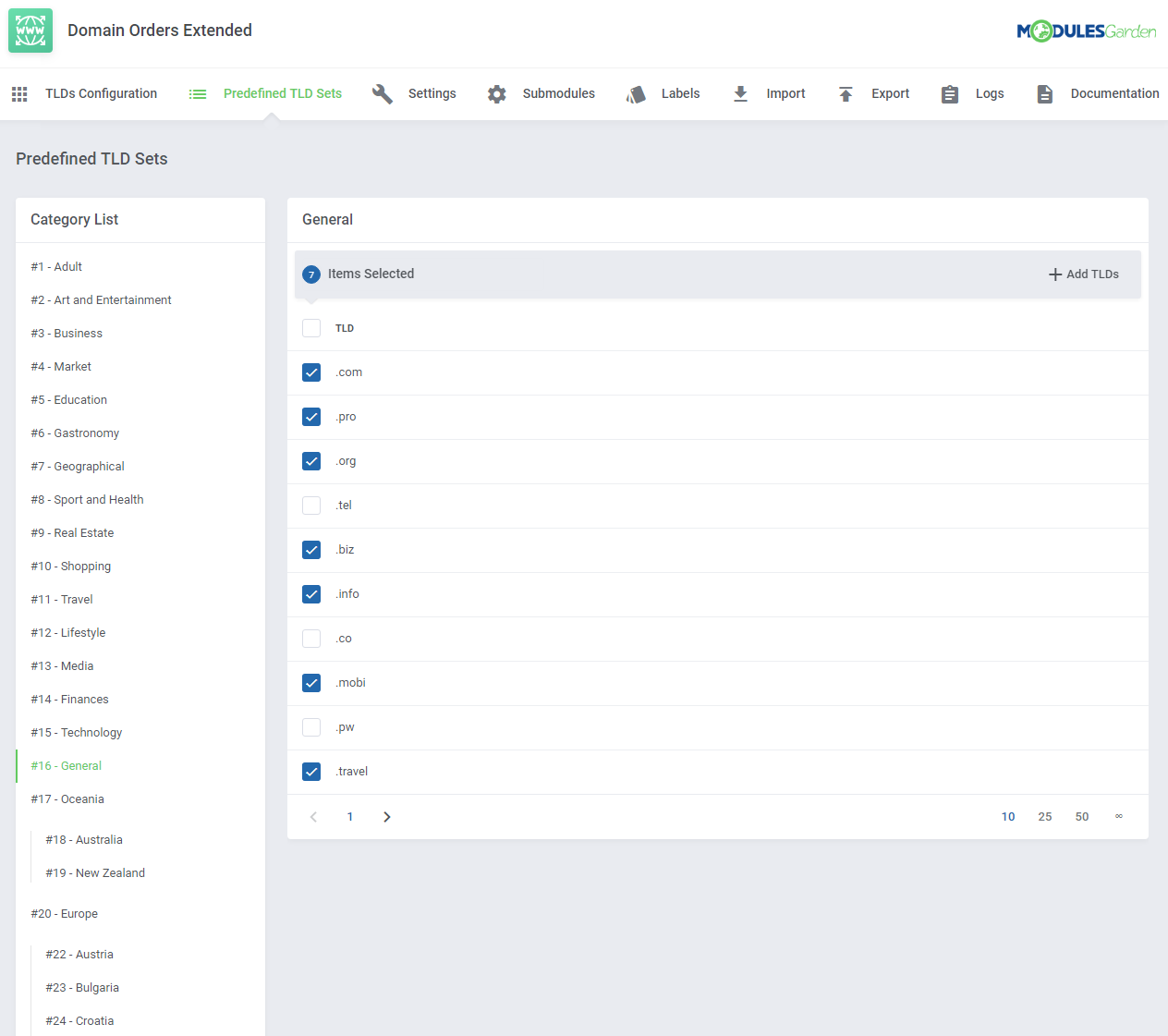 Domain Orders Extended For WHMCS: Module Screenshot 15
