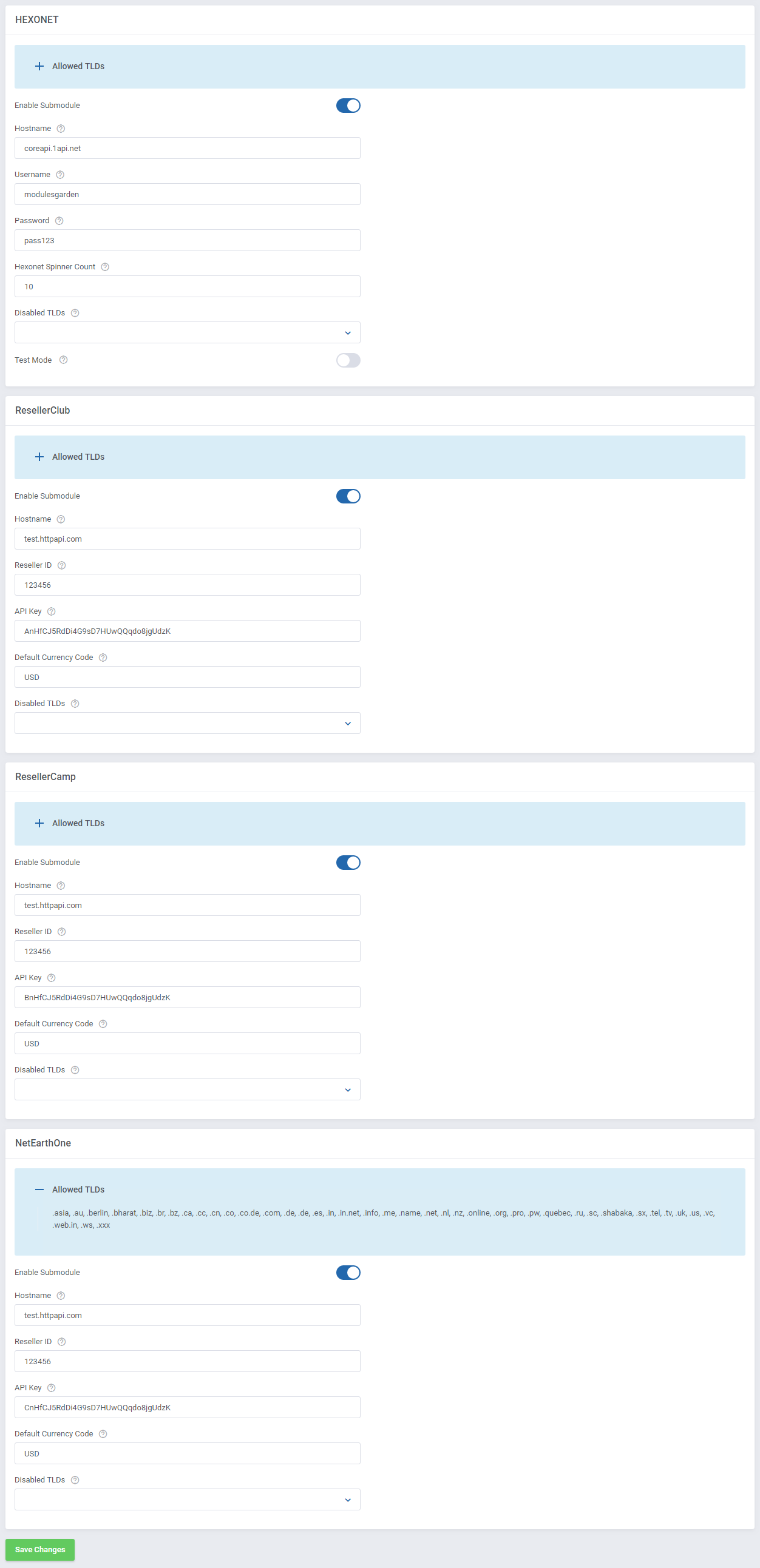 Domain Orders Extended For WHMCS: Module Screenshot 19