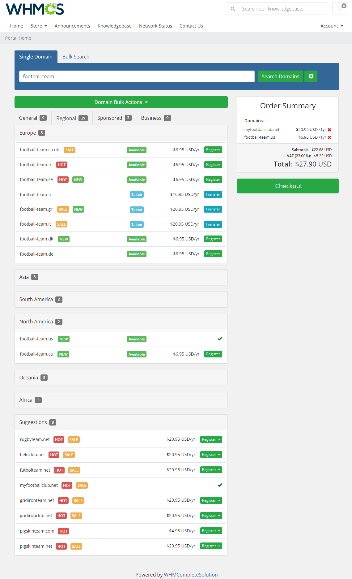 Domain Orders Extended For WHMCS: Module Screenshot 6