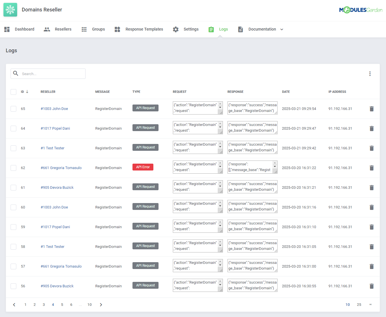 Domains Reseller For WHMCS: Module Screenshot 15