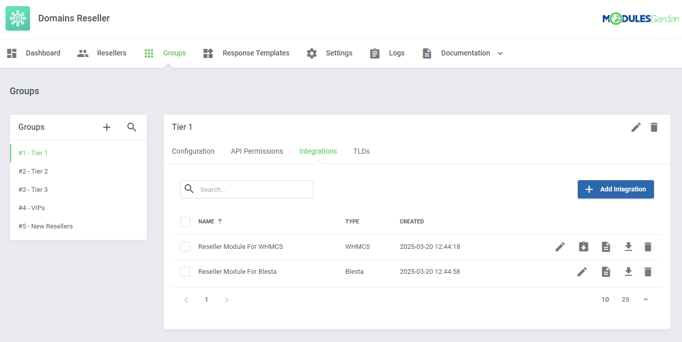 Domains Reseller For WHMCS: Module Screenshot 9