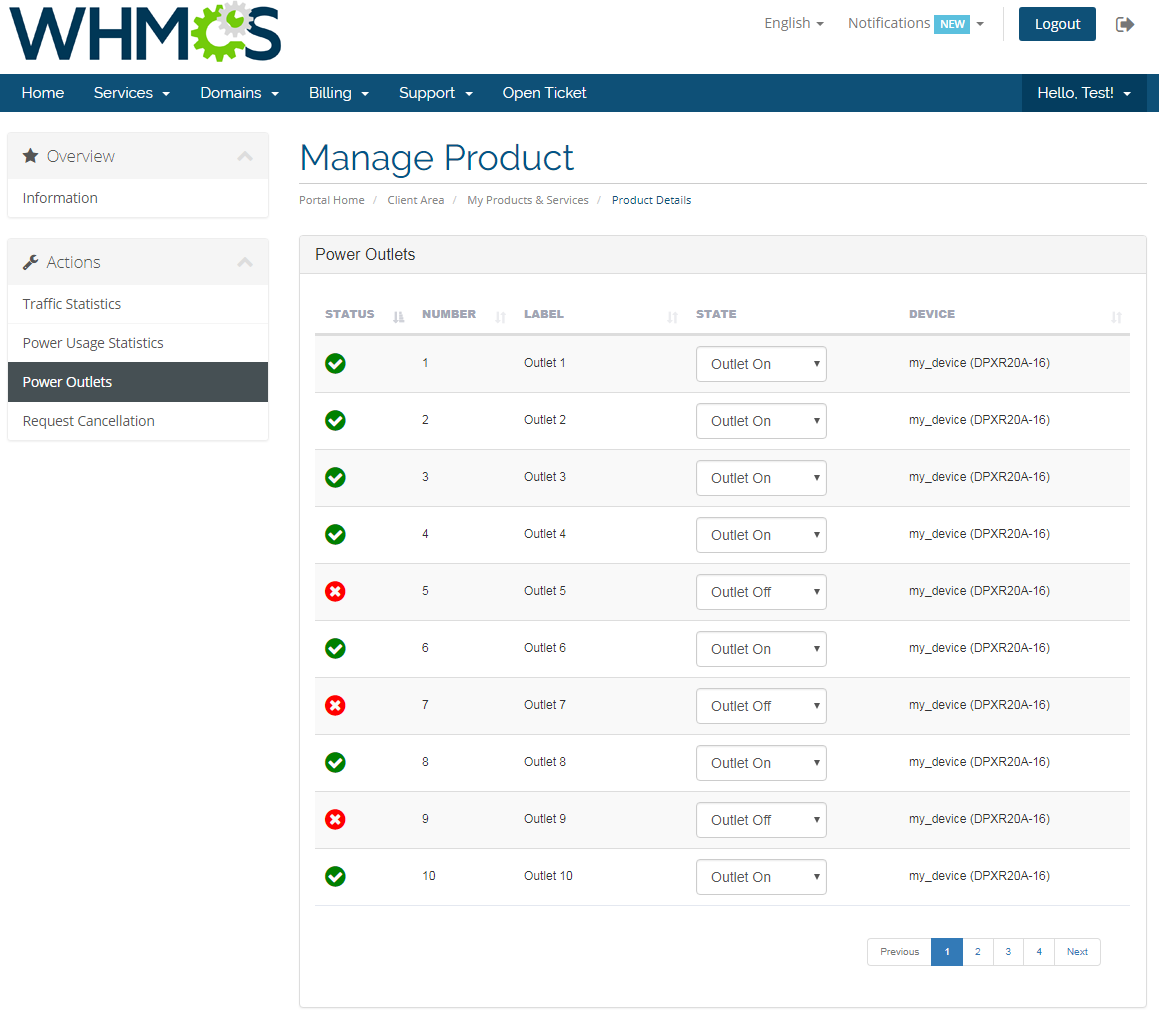 EasyDCIM Colocation For WHMCS: Screen 4