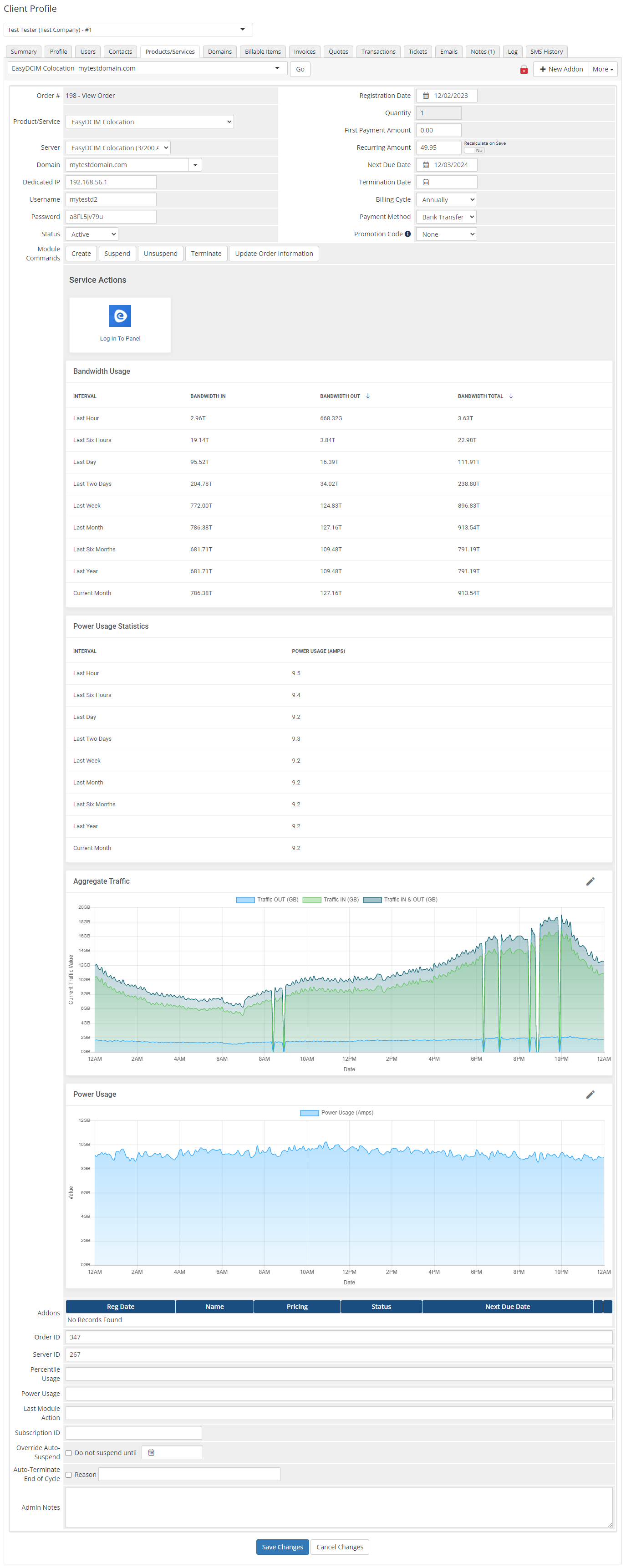 EasyDCIM Colocation For WHMCS: Module Screenshot 5
