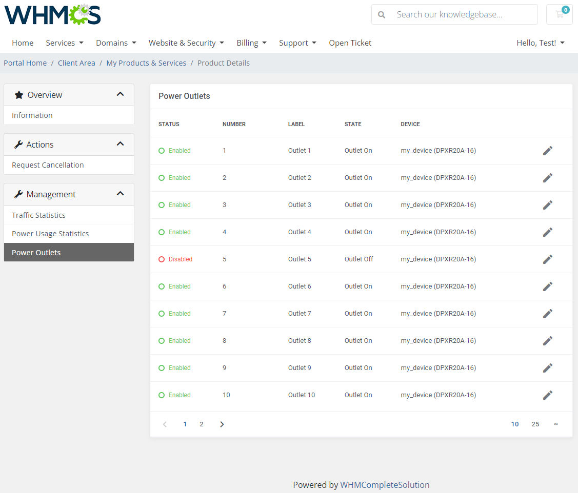 EasyDCIM Colocation For WHMCS: Module Screenshot 4