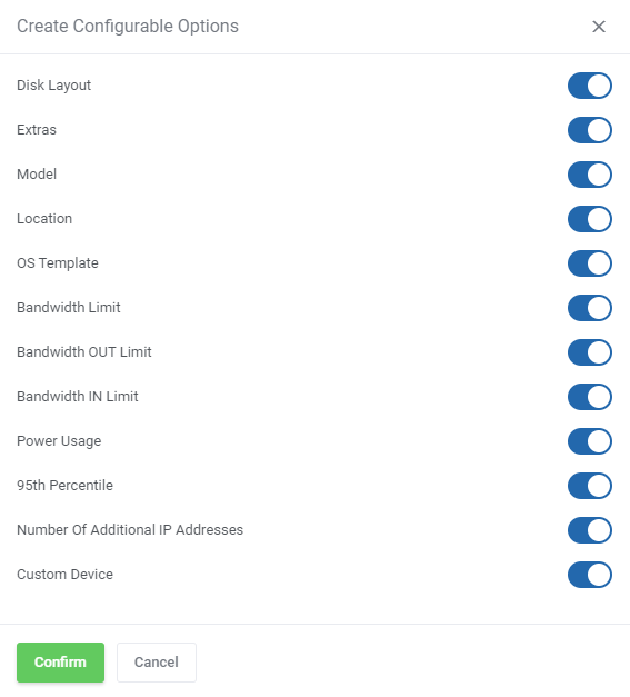EasyDCIM Dedicated Servers For WHMCS: Module Screenshot 15