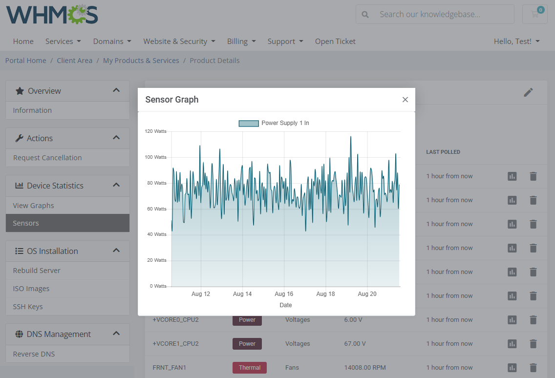 EasyDCIM Dedicated Servers For WHMCS: Module Screenshot 4