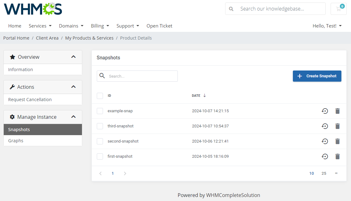 Google Cloud Virtual Machines For WHMCS: Module Screenshot 2