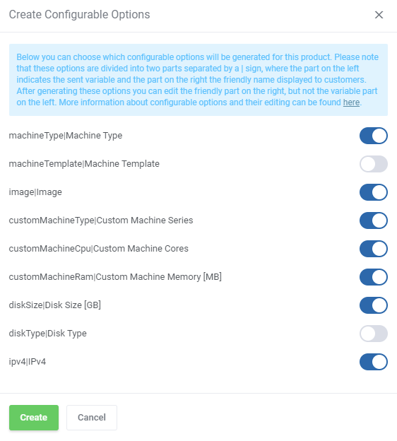 Google Cloud Virtual Machines For WHMCS: Module Screenshot 7
