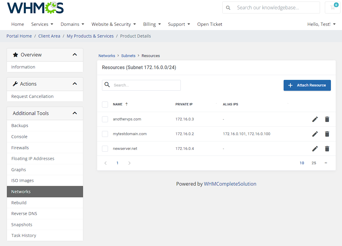 Hetzner Cloud Servers For WHMCS: Module Screenshot 11