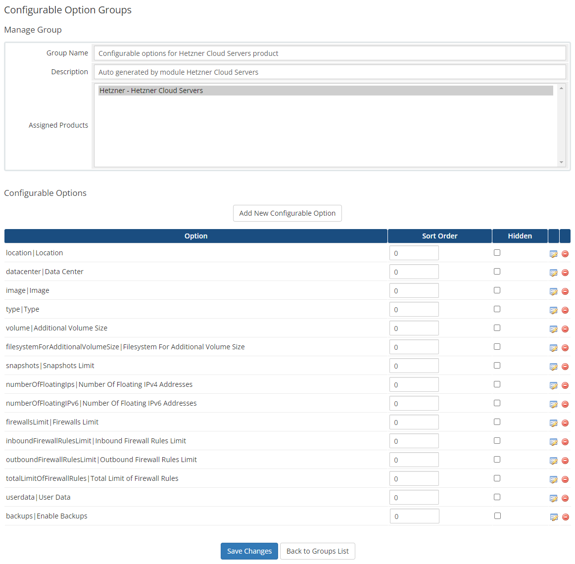 Hetzner Cloud Servers For WHMCS: Module Screenshot 22