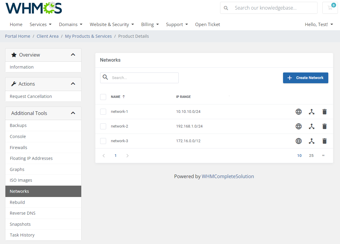 Hetzner Cloud Servers For WHMCS: Module Screenshot 9