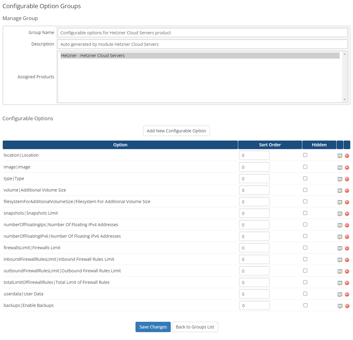 Hetzner Cloud Servers For WHMCS: Module Screenshot 22
