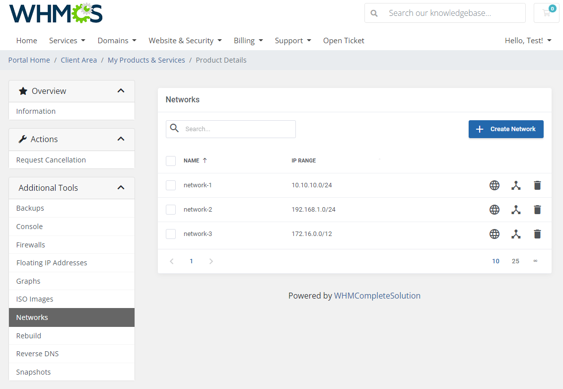 Hetzner Cloud Servers For WHMCS: Module Screenshot 9