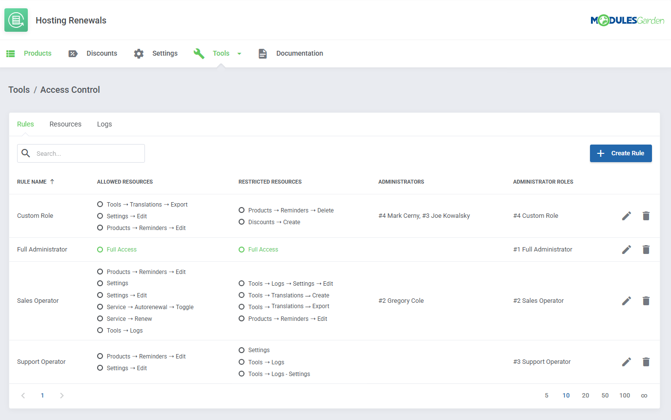 Hosting Renewals For WHMCS: Module Screenshot 17