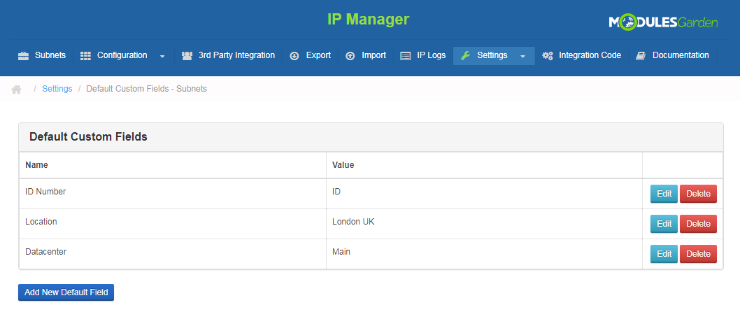 IP Manager For WHMCS: Screen 20