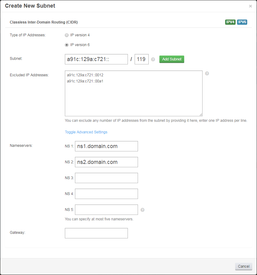 IP Manager For WHMCS: Screen 2