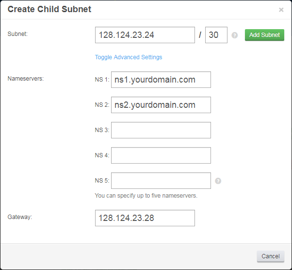 IP Manager For WHMCS: Screen 3