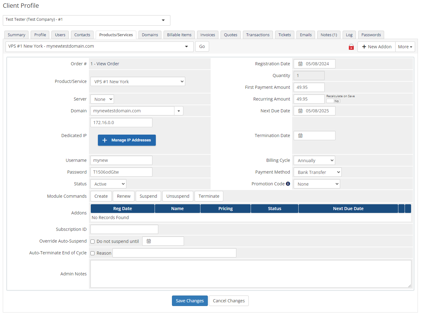 IP Manager For WHMCS: Module Screenshot 3