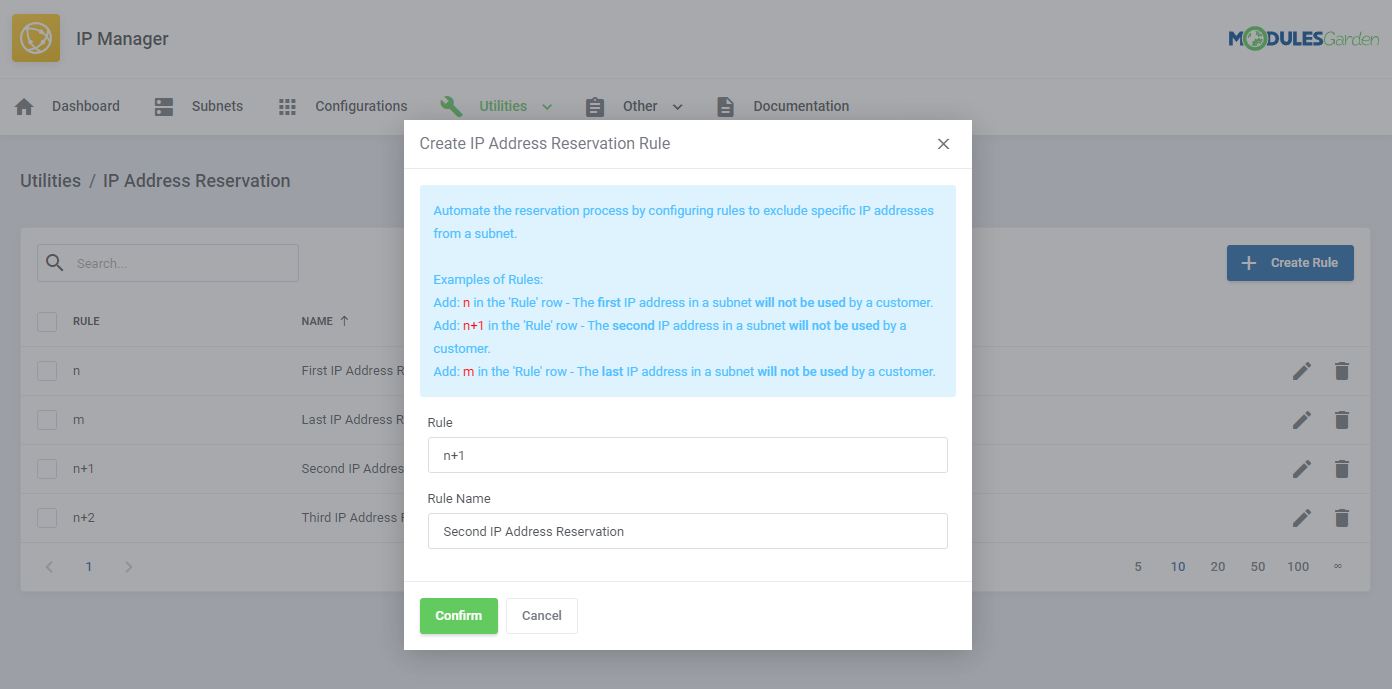 IP Manager For WHMCS: Module Screenshot 22