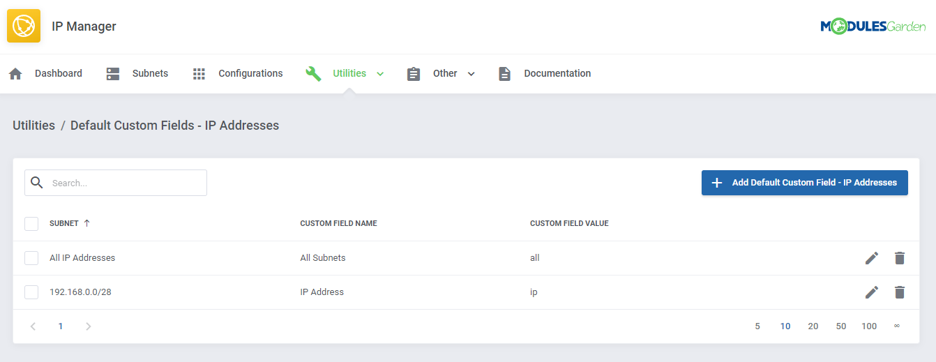 IP Manager For WHMCS: Module Screenshot 24