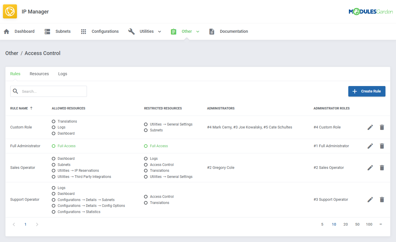 IP Manager For WHMCS: Module Screenshot 27