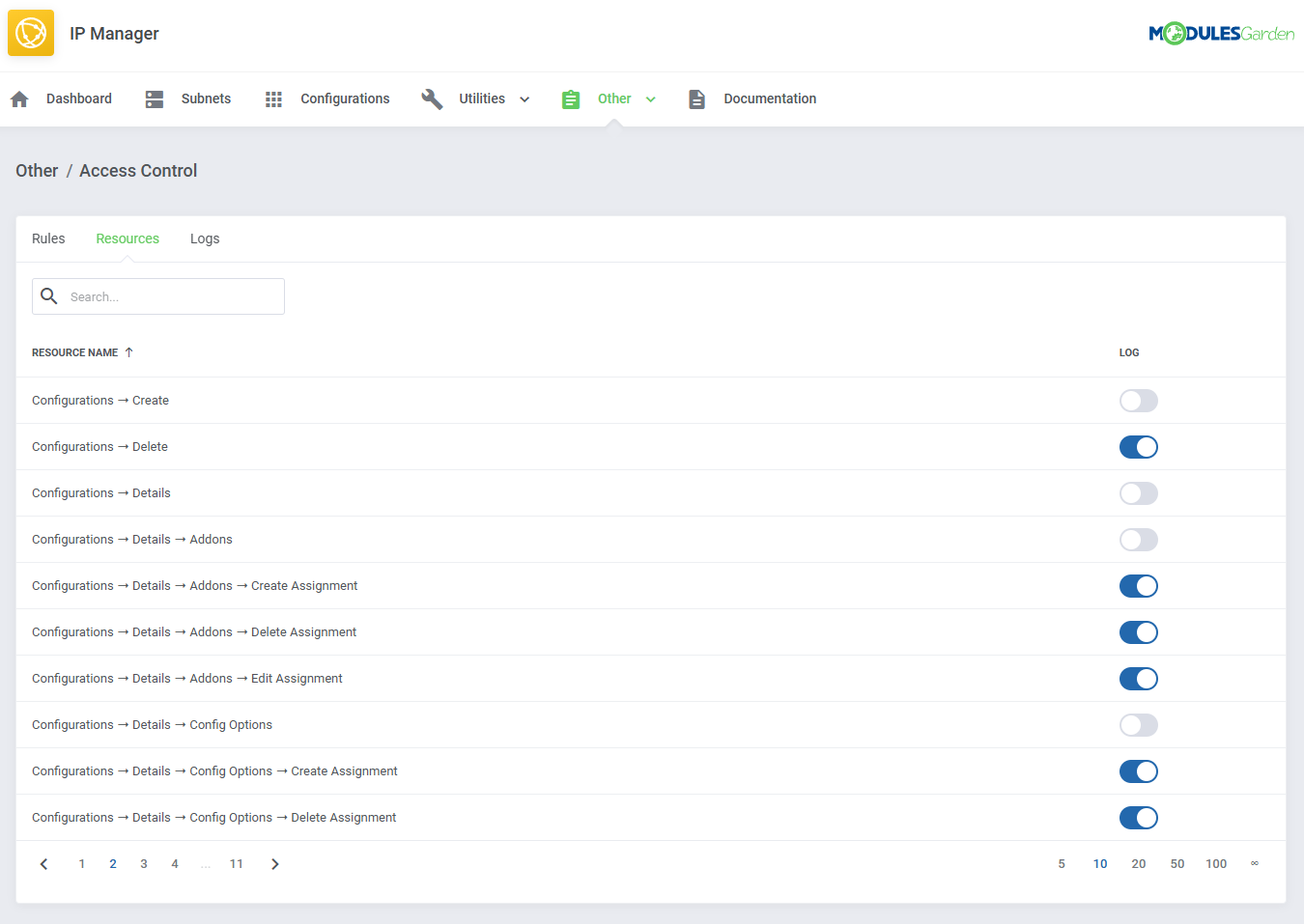 IP Manager For WHMCS: Module Screenshot 28