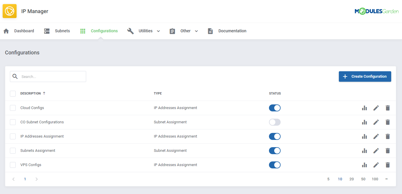 IP Manager For WHMCS: Module Screenshot 8