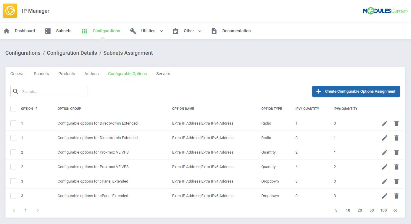 IP Manager For WHMCS: Module Screenshot 14