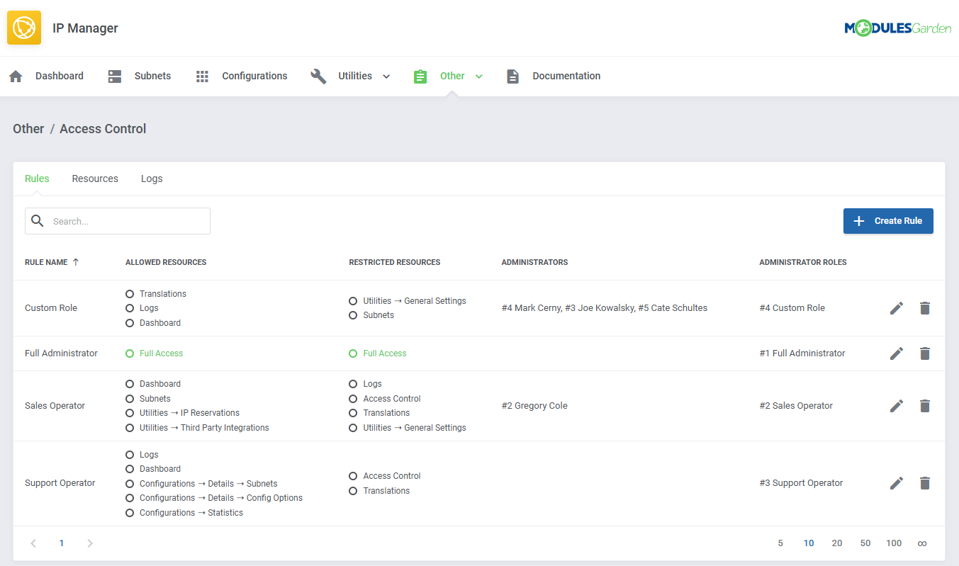 IP Manager For WHMCS: Module Screenshot 27