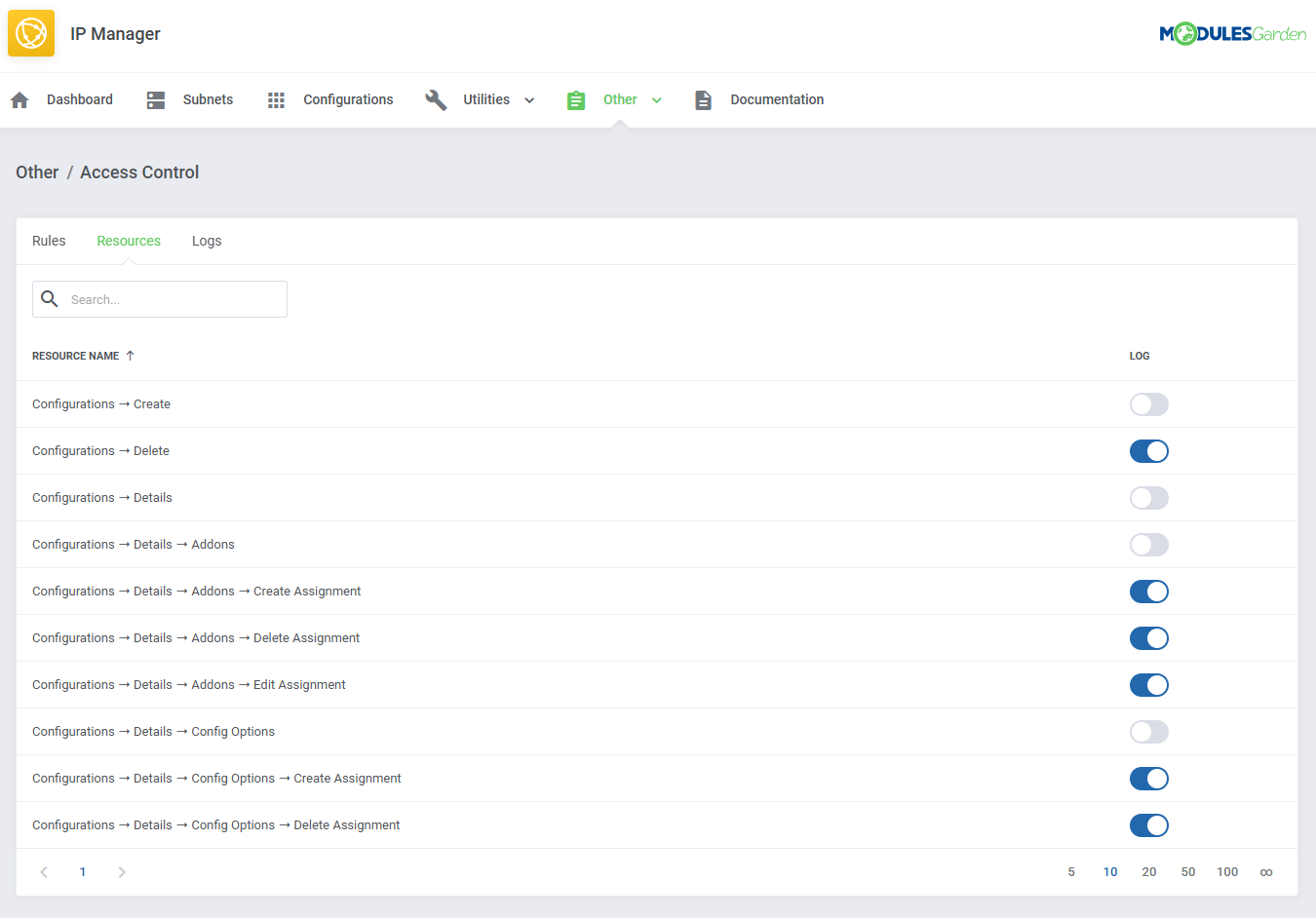 IP Manager For WHMCS: Module Screenshot 28