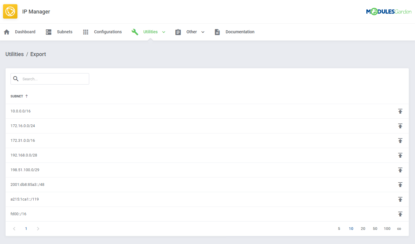 IP Manager For WHMCS: Module Screenshot 17