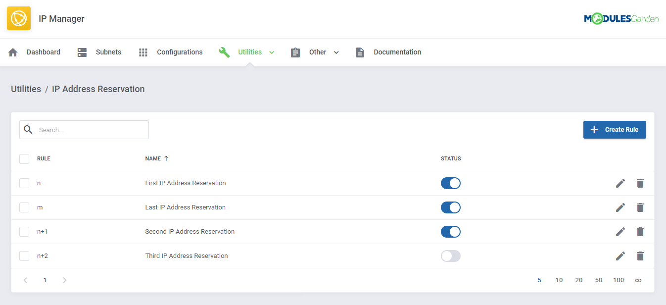 IP Manager For WHMCS: Module Screenshot 21