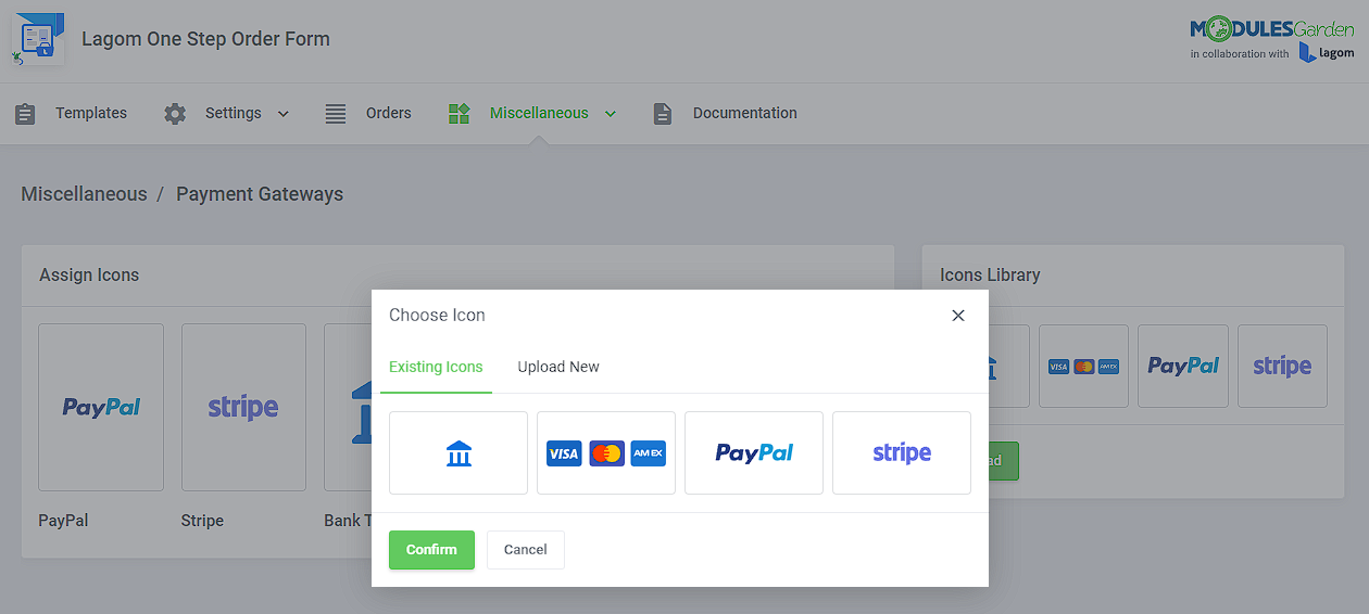 Lagom One Step Order Form For WHMCS: Module Screenshot 18