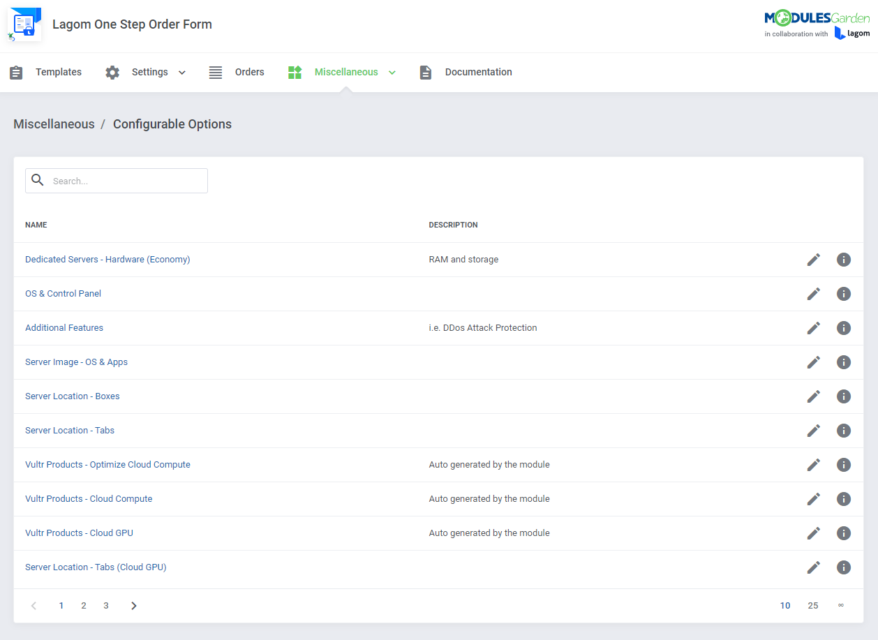 Lagom One Step Order Form For WHMCS: Module Screenshot 23