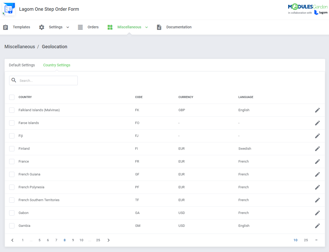 Lagom One Step Order Form For WHMCS: Module Screenshot 30