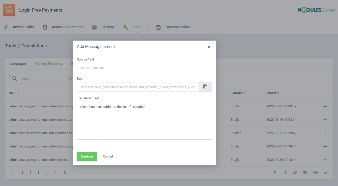 Login-Free Payments For WHMCS: Module Screenshot 17